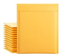 UCGOU Lot de 50 enveloppes à bulles auto-adhésives rembourrées en polyéthylène Bleu sarcelle 10,2 x 20,3 cm