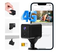 UCOCARE 4G LTE Camera de Surveillance sans Internet, Mini Camera Carte SIM | 2K HD Portable, Accès à Distance, Angle 160°, Batterie 5200mAh, Détection Mouvement AI, Alerte, Vision Nocturne