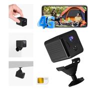 UCOCARE Camera de Surveillance sans Internet, Camera 4G Carte SIM | HD Portable Mini Camera, Accès à Distance, Angle 160°, Batterie 5200mAh, Détection AI, Alerte, Vision Nocturne, SD/Cloud
