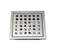 UDHSNJZG Siphon De Sol Couvercle de Drain Sol en Acier Inoxydable 304, 11X11cm, Insertion carrelage Salle Bains, Douche carré