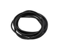 UDHSNJZG Tuyau Silicone Tuyaux en Caoutchouc Latex 1.6 2 3 4 5 7 9 10 12 14 17mm, élastique à Haute résilience, Souple(Black,1 Meter,ID 5mm x 7mm OD)