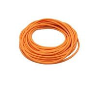 UDHSNJZG Tuyau Silicone Tuyaux en Caoutchouc Latex 1.6 2 3 4 5 7 9 10 12 14 17mm, élastique à Haute résilience, Souple(Orange,3 Meters,ID 4mm x 6mm OD)