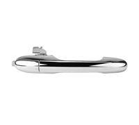 Udothorl Poignée Porte Latérale Pour Fiat 500 2012-2018 Poignée Porte | Poignée Porte Extérieure Chromée Pour Conduite À Gauche, 68069943AC, Plastique, Métal