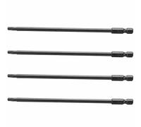 UDSKNV[KSL 4X 1/4- Pouces Shank T20 Tournevis de Sécurité Magnétique Torx Embout 150mm Long