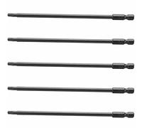 UDSKNV[KSL 5X 1/4- Pouces Shank T20 Tournevis de Sécurité Magnétique Torx Embout 150mm Long
