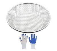 UDSKNV[KSL Tamis pour Compost de Sol et de Sable de Jardinage, Tamis pour Compost de Sable, Roches, Terre, pour Seau de 5 Gallons (1/4 Pouce)