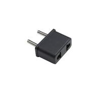 Ue europe vers usa us au chargeur adaptateur de prise courant convertisseur murale maison - noir