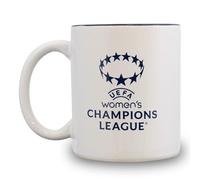UEFA Mug Ligue des Champions pour femme - UWCL, produit sous licence officielle, thé, café, céramique, 325 ml, excellente idée cadeau de football, pour enfants et adultes