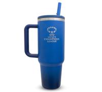 UEFA Women's Champions League - Bouteille isotherme de 1,13 l - Produit sous licence officielle UW outeille d'eau avec paille et poignée intégrées, tasse de voyage isotherme à double paroi, en