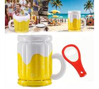 UEGFSIJRF Refroidisseur Gonflable 17,71 x 17,71, Seau Glace Gonflable Tasse bière, Peut être utilisé Bar Buffet, Fournitures fête d'été, fêtes Piscine, comme Pique-Nique, Camping