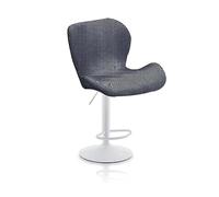 UEMIS Housse de Chaise de Bar avec Dossier Pub Couverture de Tabouret Haute Housse Chaise de Salle a Manger Housse Chaise Industriel Couvre Protecion Universelle Extensible 6PCS Q