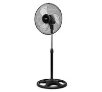 Ufesa 84105332, ventilateur domestique à lamelles, noir, couloir, 40 cm, 90°, touches