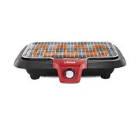 Ufesa BB7640 Barbecue Électrique, 2300W, Surface 38x24cm, Arrêt Automatique, Thermostat Réglable, Apte au Lave-Vaisselle, Faible Génération de Fumée