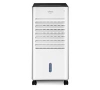 Ufesa CL604 Climatiseur Mobile, Fonction 3-en-1 de Refroidissement, Ionisé et Ventilateur, 65W, 3 Vitesses, 3 Modes, Ècran Tactile, Réservoir 5L, Minuterie 12h, Filtre Lavable, Télécommande