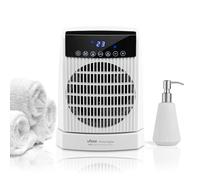 Ufesa Persei Chauffage de salle de bain 2000 W, protection IP21, 3 niveaux puissance chaud/froid, base oscillante, écran LED, thermostat réglable, minuterie 24h et protection contre la surchauffe