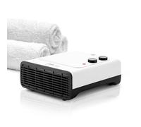 Ufesa Sigma Radiateur soufflant plat 1800 W IP21 pour salle de bain, 3 niveaux de puissance, protection contre la chaleur et le froid, utilisation à plat, thermostat réglable, protection contre la