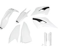Ufo Husqvarna Te/tx/fe 2015-2016 Hukit615f-041 Protecteurs de fourche & kit plastique Blanc Blanc One Size
