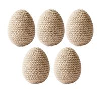 Œufs De Pâques 5 Pièces De Guirlande De Printemps En Tricot Pour Artisanat