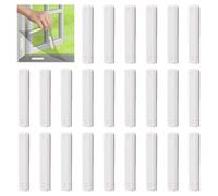 UFURMATE Autoadhésif aimant de fenêtre 24Pcs magnétique moustiquaire autocollants de fenêtre, Clips de fixation de fenêtre pour écran de mouche (blanc)
