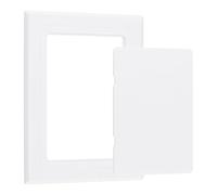 UFURMATE Panneaux de porte d'accès autocollants, 4 x 6 pouces Couvercle de trou mural à montage en surface pour inspection des câbles et câblage électrique et de plomberie (Blanc)