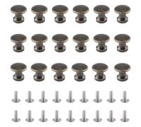 UFURMATE Poignées de tiroir de commode mini, 18PCS Poignées de tirage à trou unique en alliage de zinc Poignées de commode de bronze antique Poignées décoratives mini pour boîte à bijoux et coffret