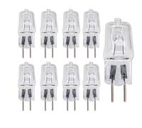 UGEFKMQ 10Pc Ampoule Halogène G6.35 220V 35W Lampe À Capsule Transparente Gy6.35 50W G6.35 Lampe Halogène Dimmable 100W