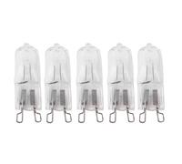 UGEFKMQ 5Pc Ampoule Halogene G9 230V 25W 40W 60W Dimmable Ampoules G9 Blanc Chaud Ampoule Capsule G9 Lampe Halogène G9 Base À Broche 20W
