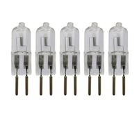 UGEFKMQ 5PCS G6.35 20W 24V Ampoules Halogènes Tungstène G6.35 24V 50W Lampe Halogène Basse Tension Perles Lampe GY6.35 Base Bi-Pin Blanc Chaud 2700K 35 W