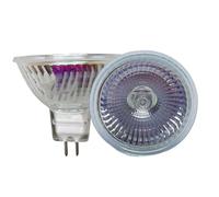 UGEFKMQ Mini Ampoule Halogène MR16 24V 20W Ampoules Halogènes Gu5.3 Spots 50W 24V MR16 Ampoule Halogène Flood 2 Broches Dimmable Blanc Chaud 50W