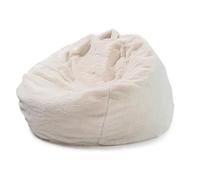 UGEFKMQ Pouf Géant en Tissu Pouf De Luxe pour Adultes Grands Poufs Moelleux avec Salon Sièges Moelleux Extra Larges pour Adultes (sans Remplissage),Beige,100 Cm * 120 Cm