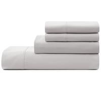 UGG 01330 Alahna Parure de lit 4 pièces avec taies d'oreiller - Lavable en Machine - Poches Profondes, Infroissable et Soyeuse pour Un Confort en Toutes Saisons, Grand lit - Pierre