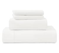 UGG 13579 Alahna Parure de lit 4 pièces avec taies d'oreiller - Lavable en Machine - Poches Profondes, Infroissable et Soyeuse pour Un Confort en Toutes Saisons, très Grand lit californien, Neige