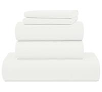 UGG 33610 Alahna Parure de lit 5 pièces avec taies d'oreiller pour très Grand lit divisé, Lavable en Machine, Poches Profondes, Infroissable, Technologie rafraîchissante et Soyeuse pour Un Confort en