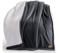 UGG Bliss 23854 Couverture Sherpa entièrement réversible pour canapé ou lit, Lavable en Machine, Facile d'entretien, Couverture surdimensionnée, 177,8 x 127 cm, impérial