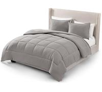 UGG Leonora Parure de lit avec 2 taies d'oreiller - Couverture Alternative légère en Duvet réversible Confortable et Chaude pour Toutes Les Saisons, Lavable et hypoallergénique, lit Double/Grand lit,