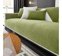 UGIF Herringbone Chenille Fabric Furniture Protector Sofa Cover, Housse de Canapé en Tissu Chenille à Chevrons, Jeté de Canapé Antidérapant, Housses de Protection de Dossier D'accoudoir