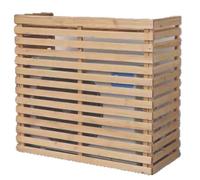 UGNMDFGH Cache-climatiseur en Bois Massif, clôture extérieure, Brise-Vue pour Plantes, Dissimulation du climatiseur, 002, 85 x 35 x 80 cm
