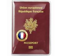 Ugozen Étui Protège Passeport Transparent PVC Souple Cristal