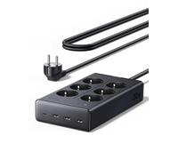 UGREEN 10 en 1 Multiprise 6 Prises AC 4 USB 20W avec Interrupteur 3680W 16A