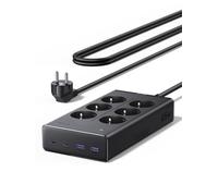 UGREEN 10 en 1 Multiprise PD 65W USB C 6 Prises avec Interrupteur 3680W 16A