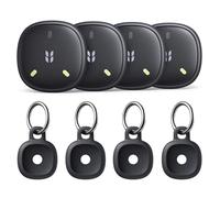 UGREEN FineTrack Mini 2 Finder Tag 110dB Fluorescence IP68 Traceur Fonctionne avec Find My iOS Uniquement 7 Ans Batterie Localisateur d'Objets Bluetooth pour Clés Portefeuilles Bagage Sacs Lot de 4