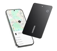 UGREEN FineTrack Slim G Smart Tag Traceur Fonctionne avec Find Hub (Android Uniquement) 5 Ans Batterie Tracker Bluetooth Ultra Fin 1.7mm Étanche IP68 pour Portefeuilles Clés Bagages Valises