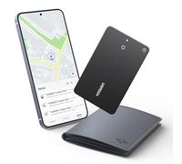 UGREEN FineTrack Slim S Smart Tag Wallet Tracker Galaxy Uniquement Traqueur Bluetooth Ultra Fin 1.7mm Étanche IP68 1 an Compatible avec SmartThings pour Portefeuille Clés Bagages Valise