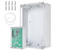 UHETLET Lot de 2 boîtiers électroniques étanches - 200 x 120 x 56 mm - Pour l'extérieur - 100 x 68 x 50 mm - En plastique - Montage en saillie