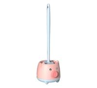 Uhngw Brosse WC murale | Ensemble de brosse WC pour salle de bain Nettoyage efficace, brosses WC et supports avec tête de brosse réglable