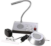 UHPPOTE Système de Haut-Parleur interphone bidirectionnel Anti-interférence sans Bruit pour Banque, Bureau, Station de Magasin, fenêtre, Microphone, Sortie Audio, interphone, système de Haut-Parleur