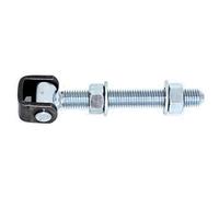 UHRIG Charnière de porte longue M18 avec support pour le soudage, charnière de portail galvanisée pour porte de jardin, etc.