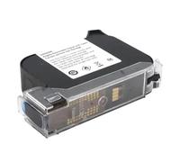UHRSERNJ 2580p Encryption 12,7 mm Eco Solvent Cartridge à Encre Sec Rapide Compatible avec des imprimantes à Jet d'encre à Main(1PC Black Cartridge)