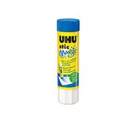 UHU 37481 Colle Magic Papier Carton Couleur Transparente Après Séchage Bâton 8,2 g Blanc