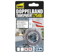 UHU Ruban adhésif pour montage double-face 45375 Transparent 1.5 m x 19 mm 1 pc